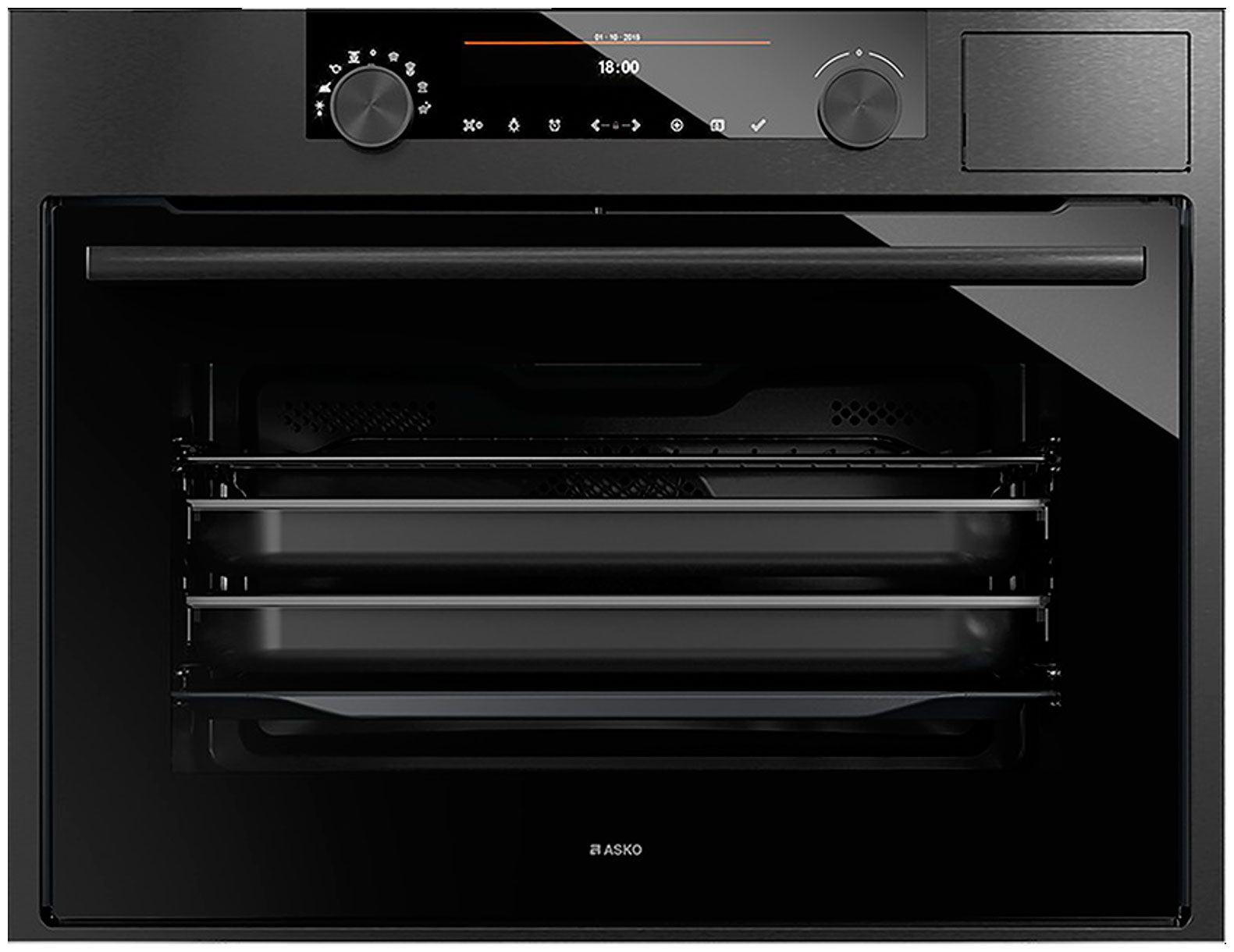 Изображение товара Электрический духовкой Asko OCS8487B с паром и конвекцией, 50 л