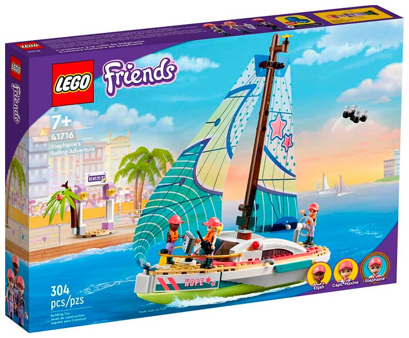 Конструктор Lego Friends Приключения Стефани на яхте 41716 lego friends приключения стефани на яхте 41716