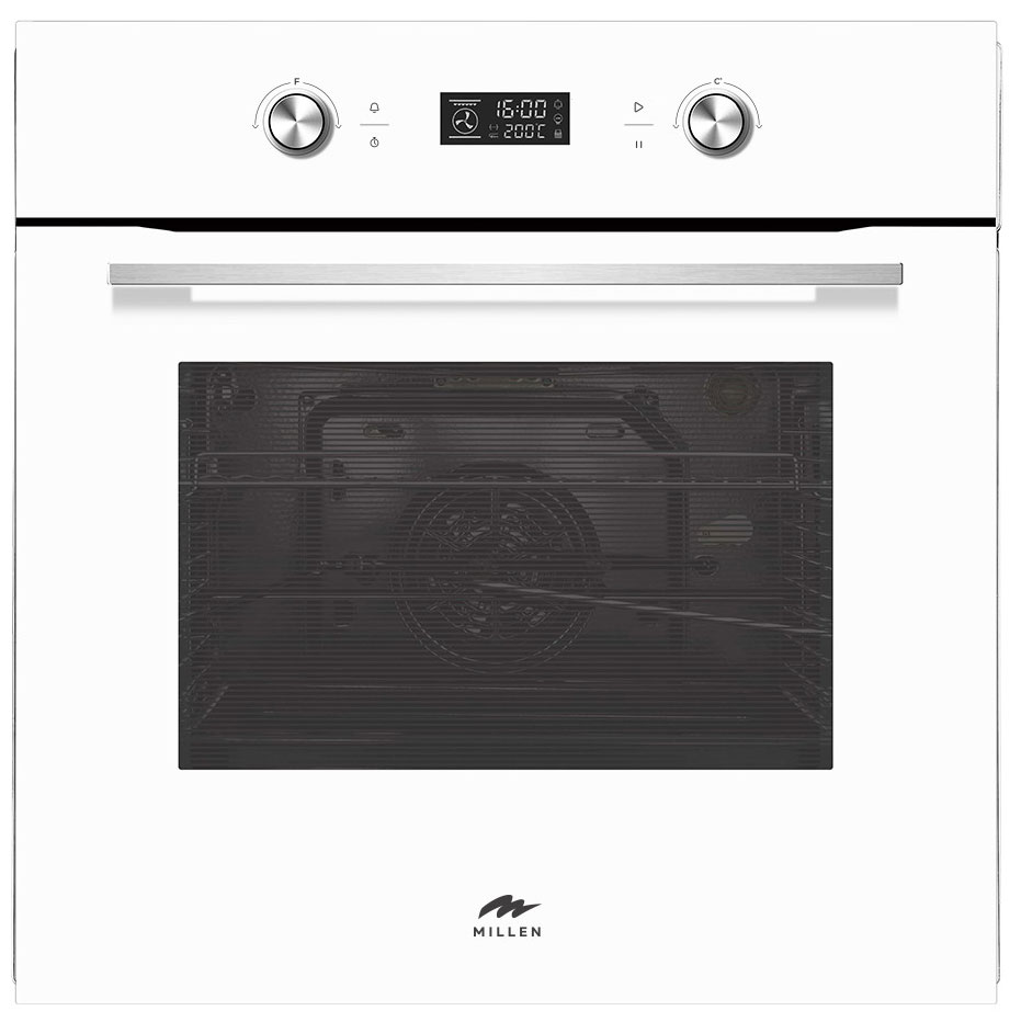 Изображение товара Электрический духовой шкаф Millen MEO 602 WH белый с 9 режимами и механизмом управления