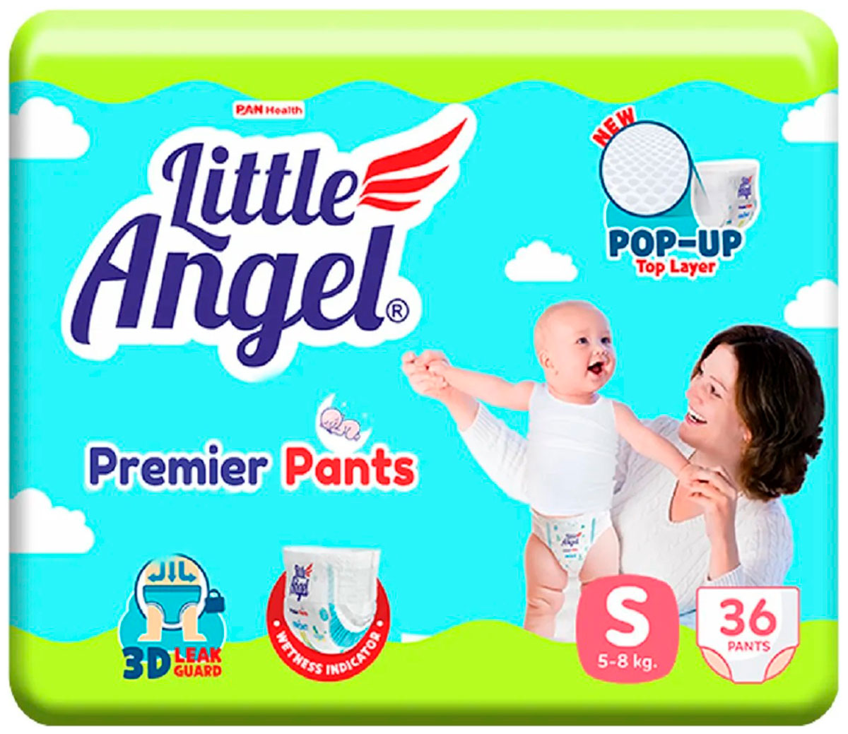 Подгузники-трусики Little Angel Premier S (3-5 кг) 36 шт. цена и фото
