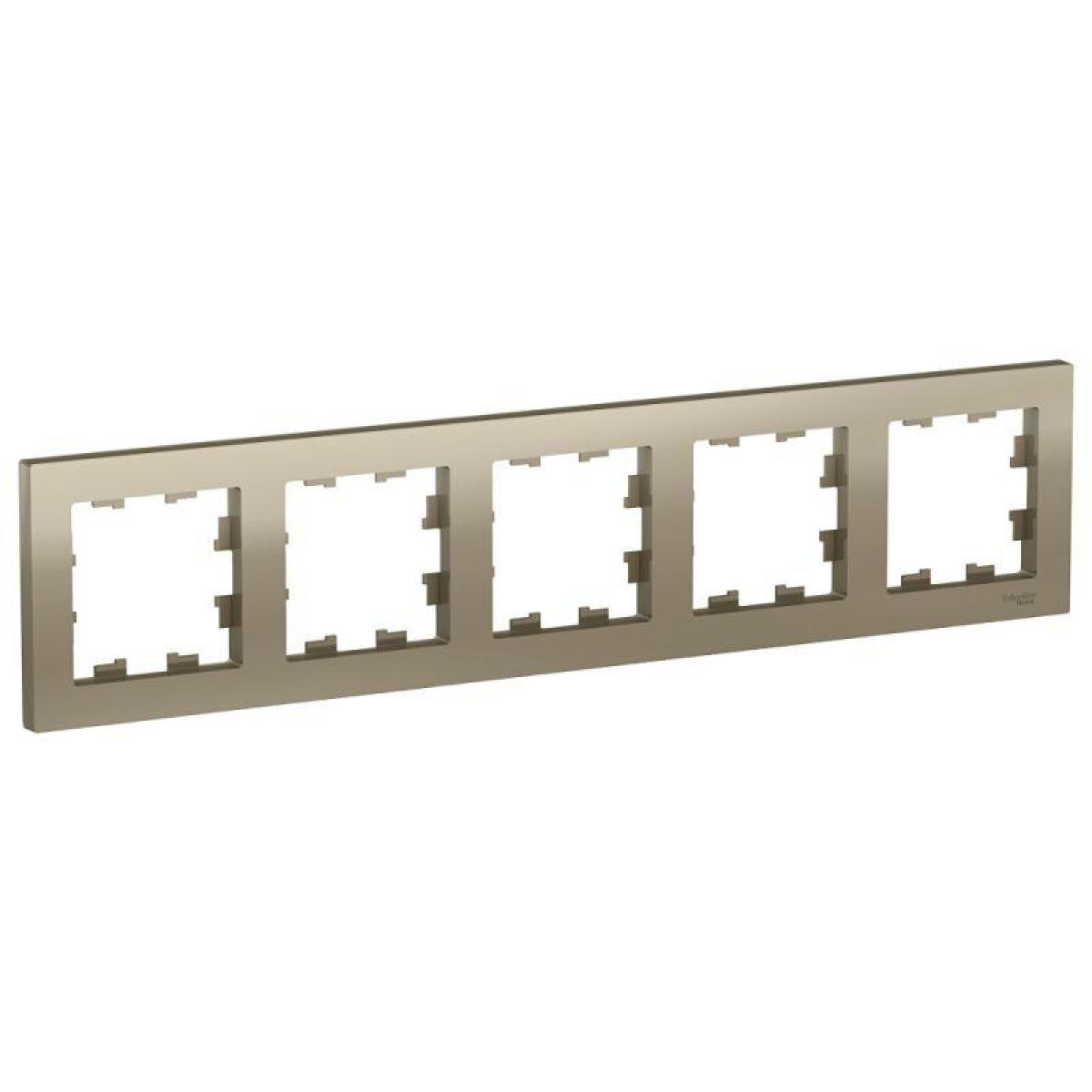 Изображение товара Рамки, декоративные элементы, основания для ЭУИ Systeme Electric Рамка 5-м AtlasDesign универс. шампань SE