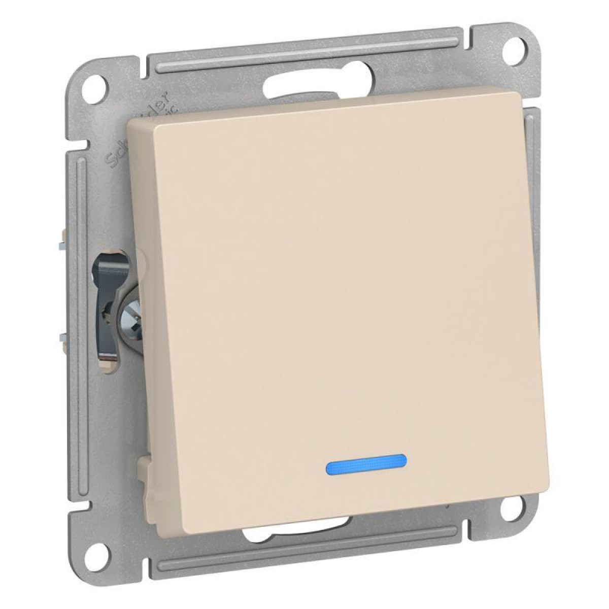 Изображение товара Переключатель проходной 1-кл. IP20 AtlasDesign с подсветкой 10А