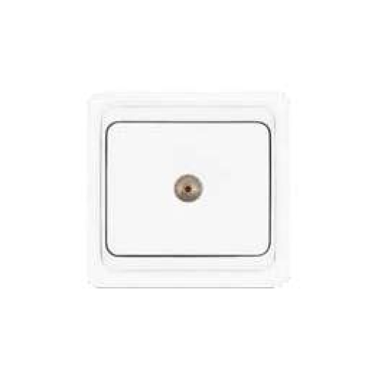 Изображение товара Розетка телевизионная TV 1-м СП Валери универсальная белая UNIVersal В0027