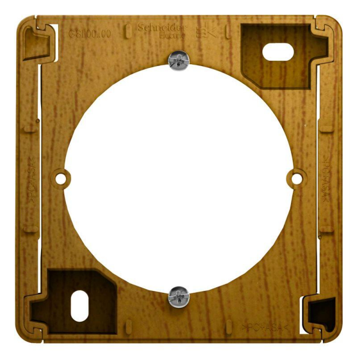 Изображение товара Изделия для электромонтажа Systeme Electric Коробка ОП Glossa дер. дуб