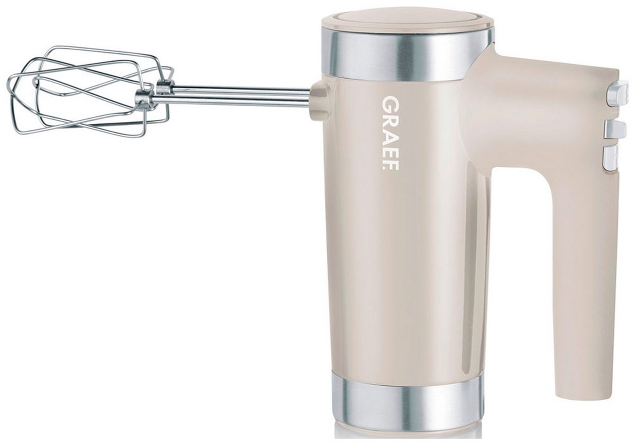 Изображение товара Миксер Graef HM 508 taupe 600 Вт 7 скоростей насадки из нержавеющей стали