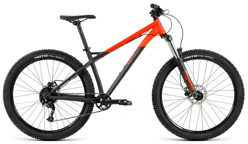 Велосипед Format 1314 PLUS 27.5 (27.5 9 ск. рост. XL) 2023 черный-мат/красный-мат IBK23FM27335 format велосипед format 1313 plus 2021