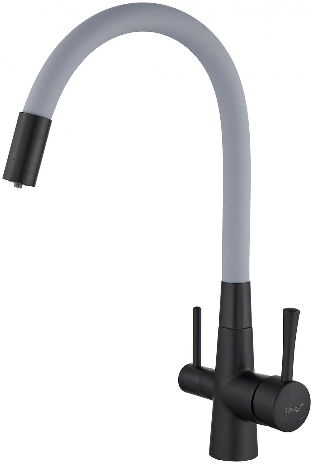 

Смеситель для кухонной мойки под фильтр питьевой воды Savol S-L1806H-04, Черный