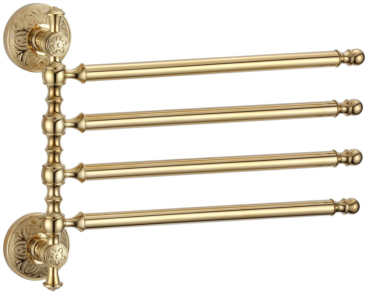 Изображение товара Держатель для полотенец Savol поворотный 4-ой 58b S-005804B