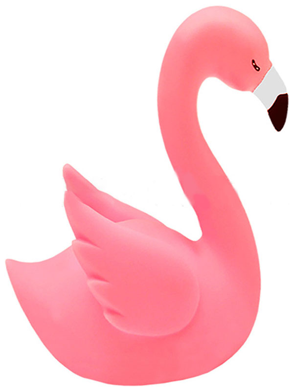 цена Лампа Lats настольная светодиодная ночник детский фламинго