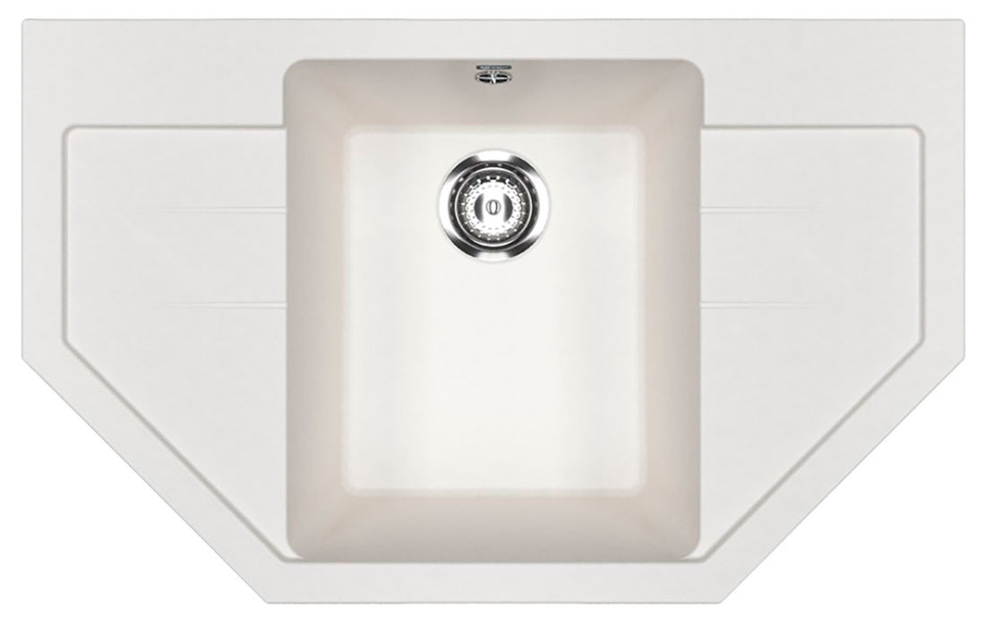 

Кухонная мойка Ulgran U-609/ультра-белый (U-609-341)