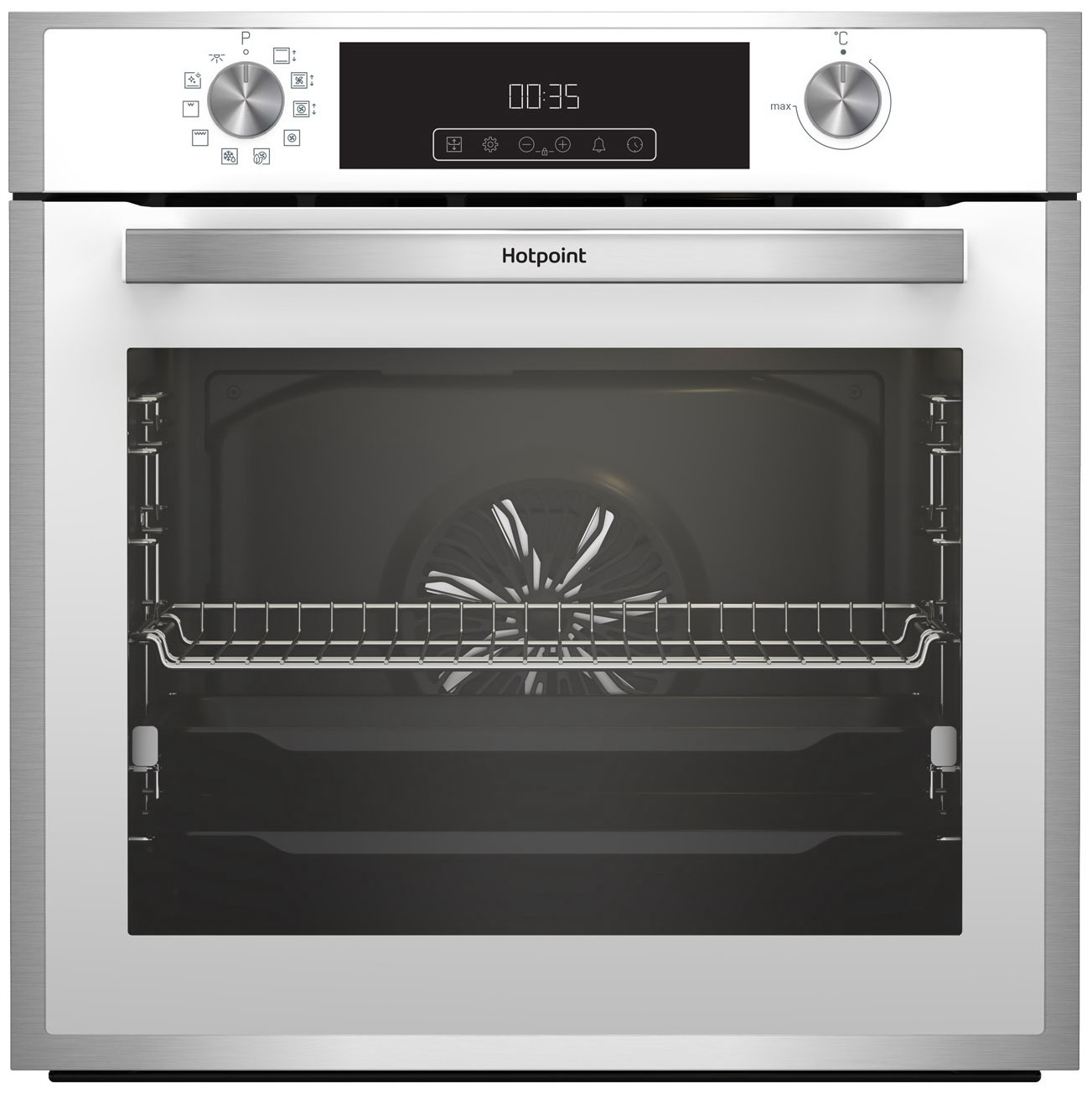 Изображение товара Электрический духовой шкаф Hotpoint FE9 831 JSH WH 72 л 8 режимов паровая чистка