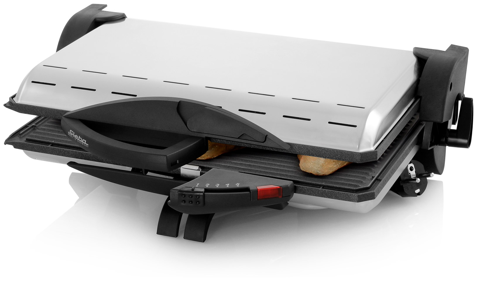 Изображение товара Электрогриль Steba PG 4.3 с поворотными пластинами и регулировкой температуры для дома и кафе
