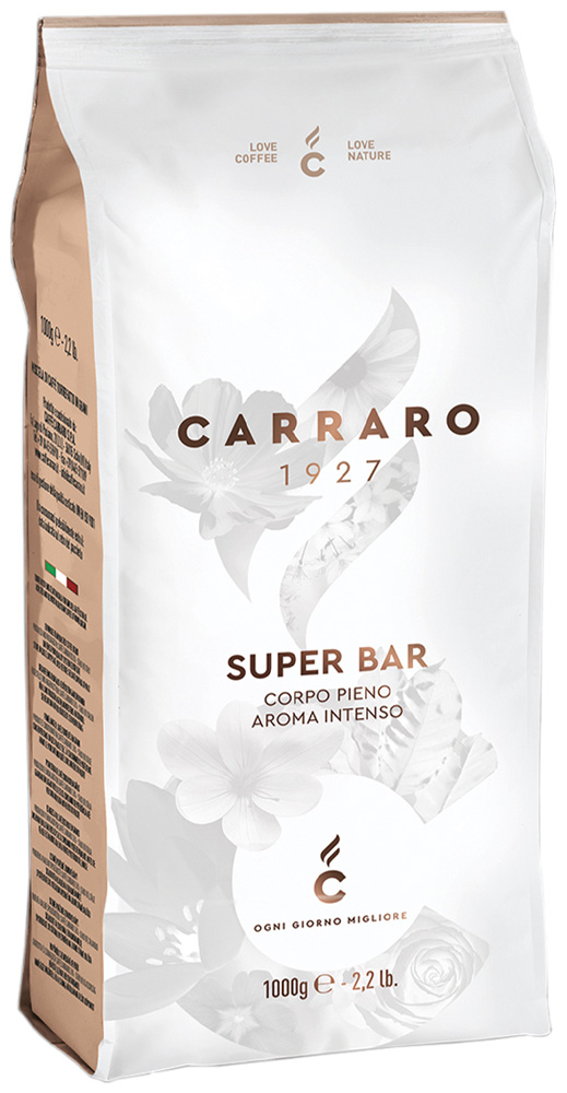 Кофе зерновой Carraro Super Bar 1 кг Кофе зерновой Carraro Super Bar 1 кг