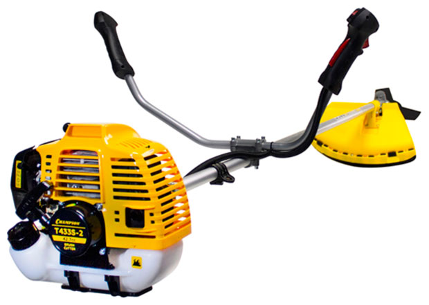 Изображение товара Бензиновый триммер Champion Т433 S-2 мощный легкий и надежный для сада