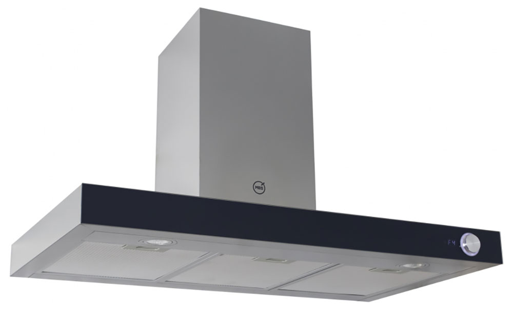 Изображение товара Вытяжка MBS MARANTA 190 BLACK GLASS с LED освещением и механическим управлением