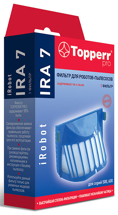 Фильтр Topperr 2207 IRA7 для пылесосов iRobot Roomba (50… - 60… серия)
