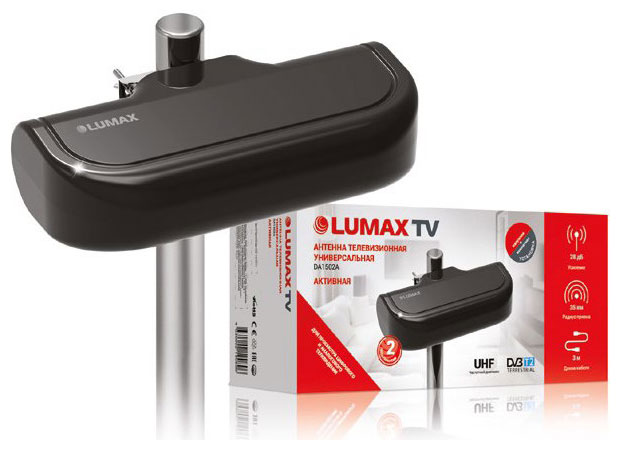 ТВ антенна Lumax DA1502A антенна наружная lumax da2201p