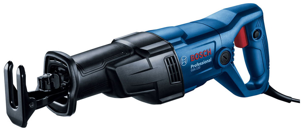 Изображение товара Сабельная пила Bosch GSA 120 мощная ручная цепная резка металл и дерево