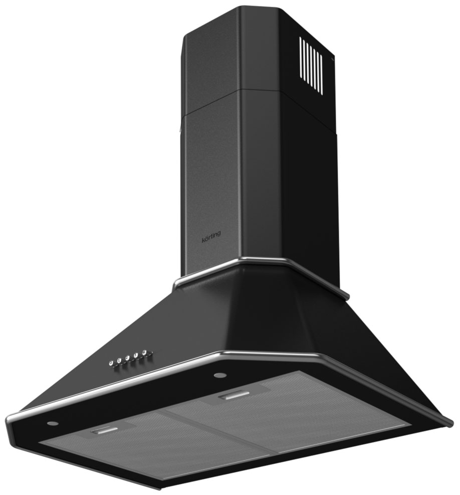 Изображение товара Купольная вытяжка Korting KHC 6839 NX черная с хромом 850 м3/час