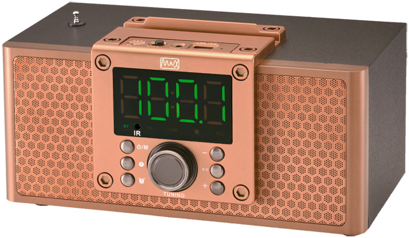 Портативная акустика MAX MR-360 BRONZE радиоприемник max mr 460