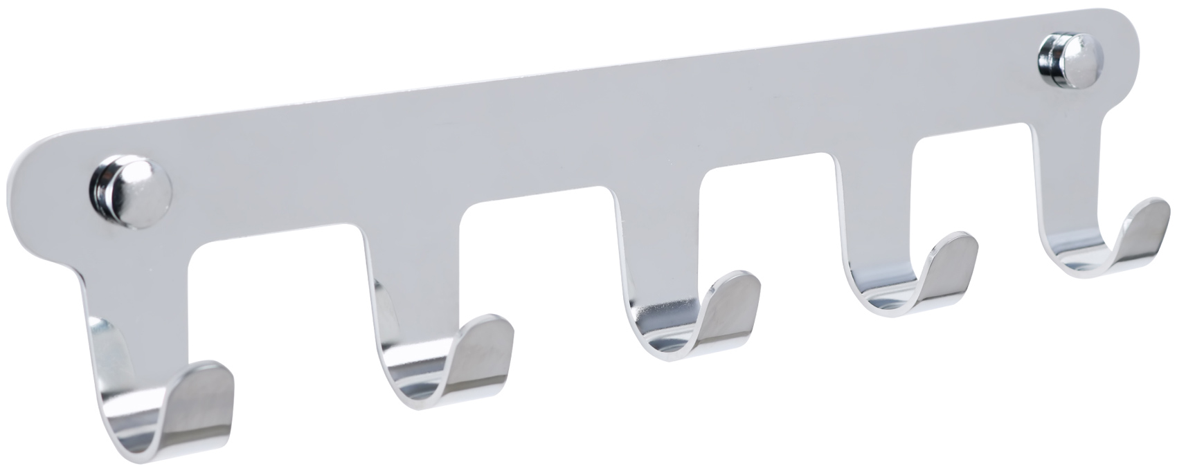 Изображение товара Планка с 5 крючками Fixsen PRACTICA хром FX-805-5 — надежное хранение и организация пространства