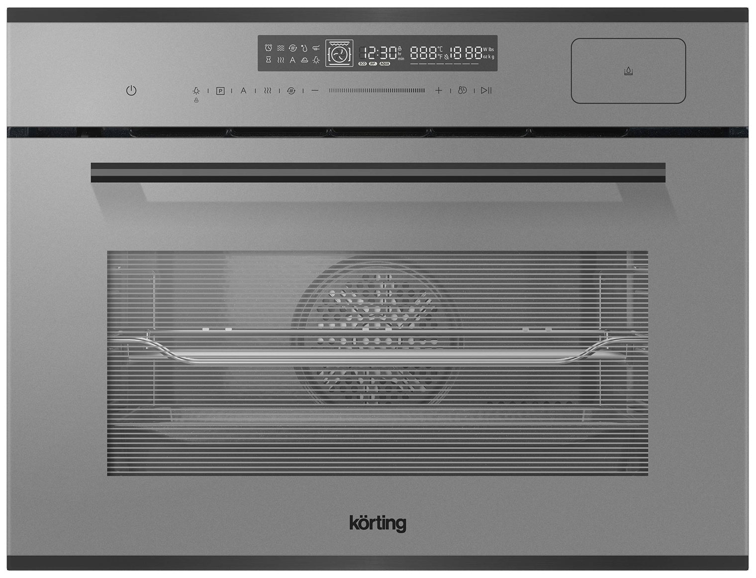 Изображение товара Электрический духовой шкаф Korting OKB 3450 GBXGr Steam с пароваркой и 11 режимами