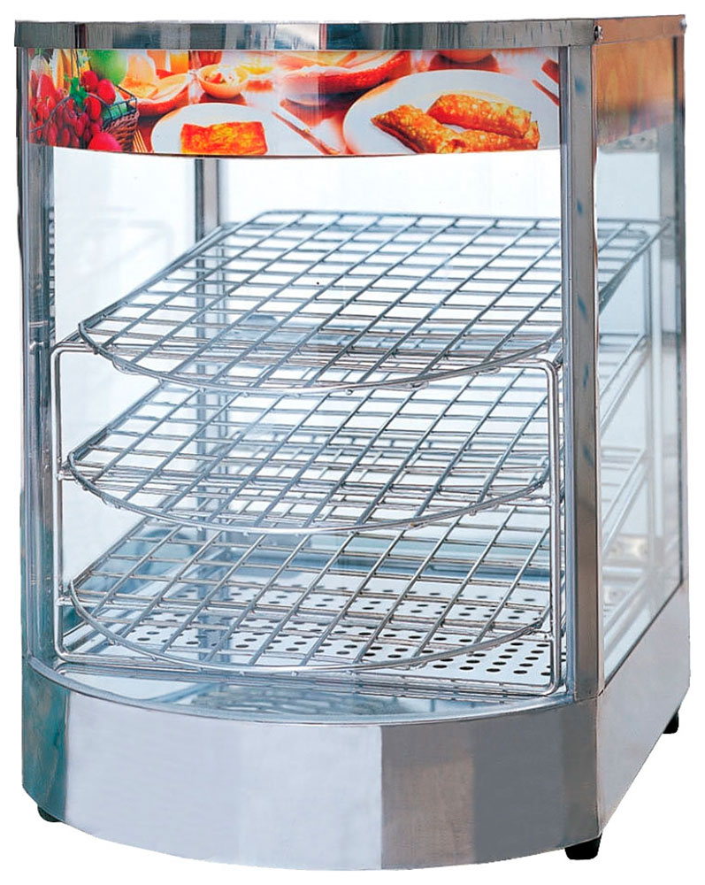 Изображение товара Витрина тепловая Viatto HW-1P вертикальная с подсветкой 3 полки