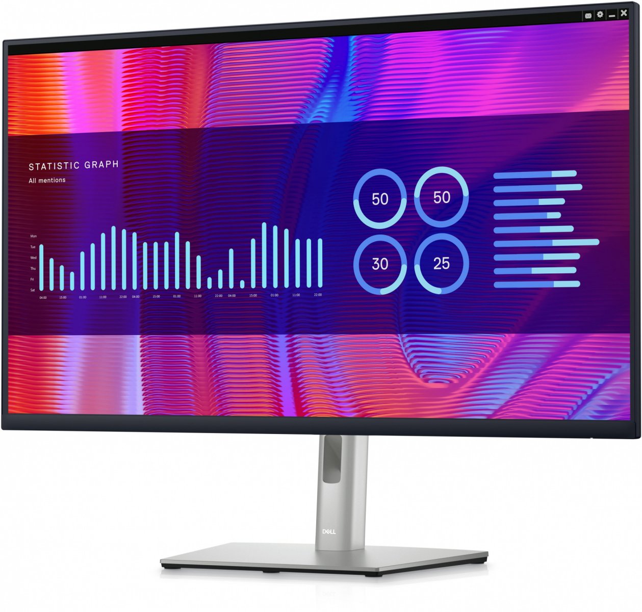 Изображение товара ЖК монитор Dell 32" P3223DE черный IPS LED 5ms 16:9 HDMI матовая HAS Piv 1000:1 350cd 178гр/178гр 2560x1440 60Hz DP USB 11.7кг