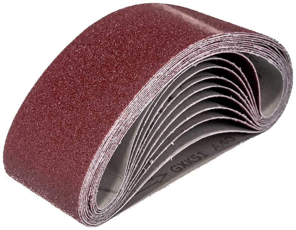 Изображение товара Шлифовальная лента Sturm 75x457 зерно 40 10 шт для шлифмашин