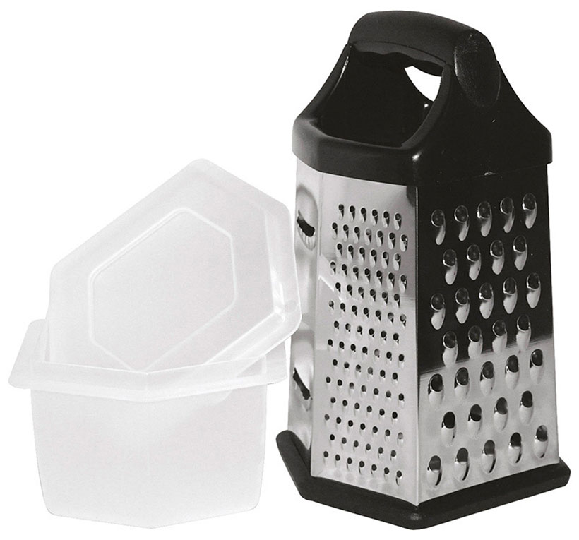 Изображение товара Терка Mallony GR-002-8, нержавеющая сталь, шестигранная, 20 см (965006)