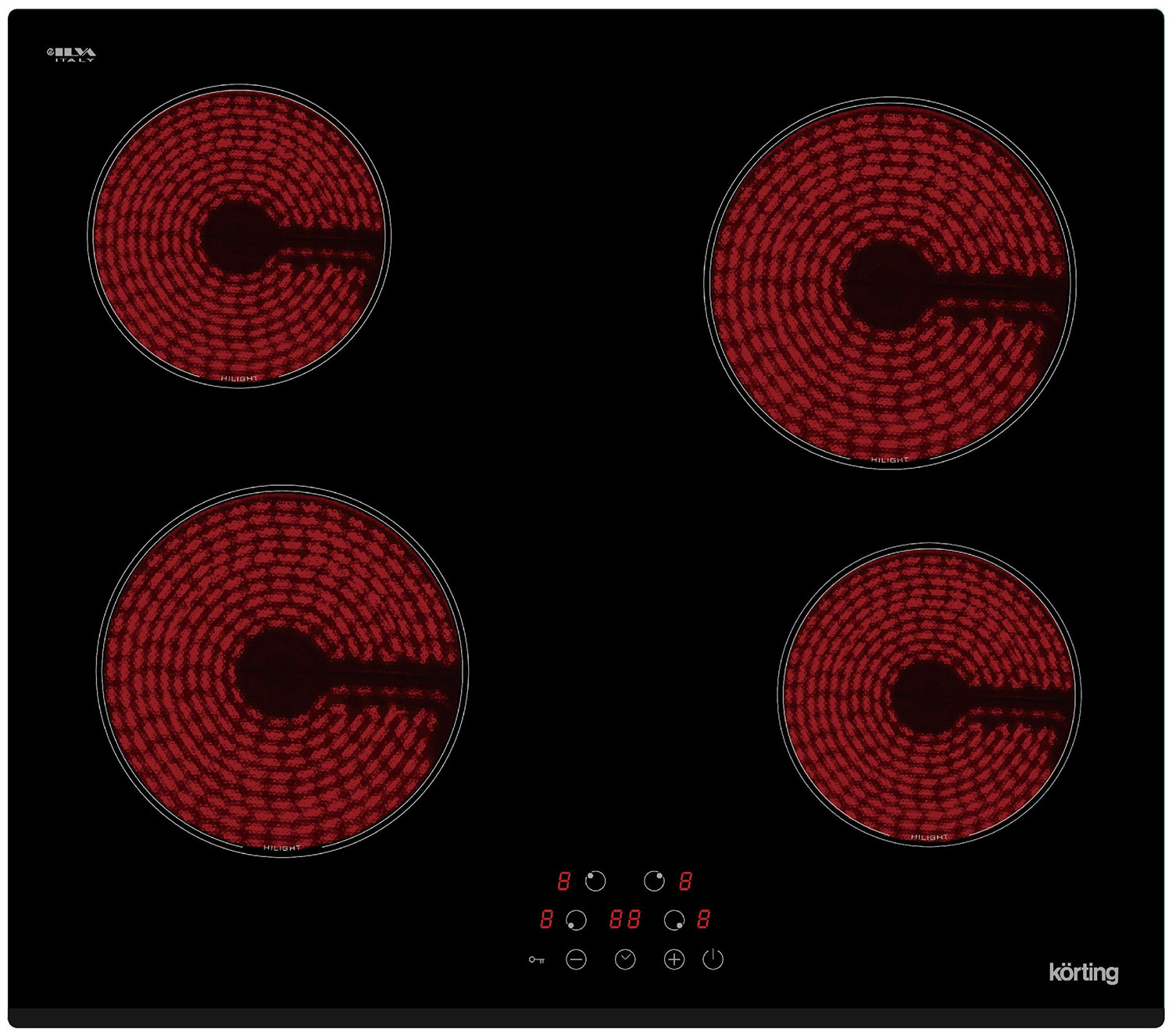Изображение товара Электрическая варочная панель Korting HK 60044 B