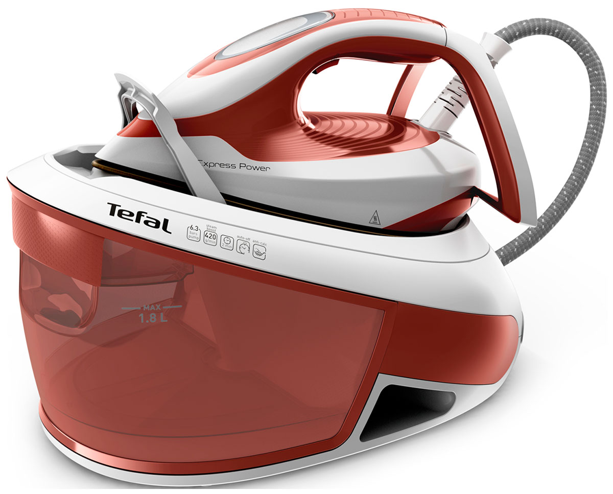 Парогенератор Tefal Express Power, SV8110E0 терракотовый/белый