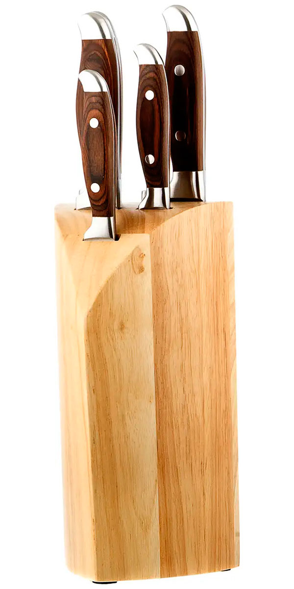 Изображение товара Набор из 5 ножей на подставке Vensal VS2000