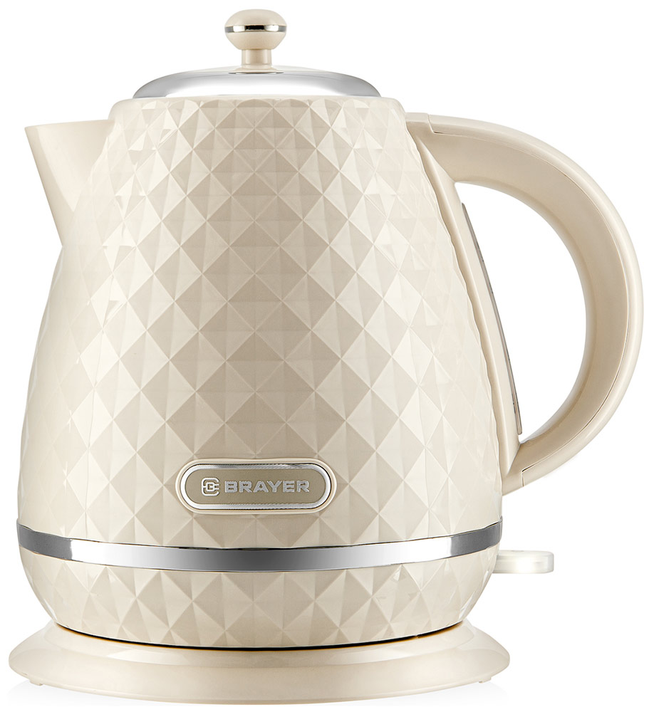 Изображение товара Электрический чайник Brayer BR1065 2200 Вт 1.7 л бежевый надежный быстрый
