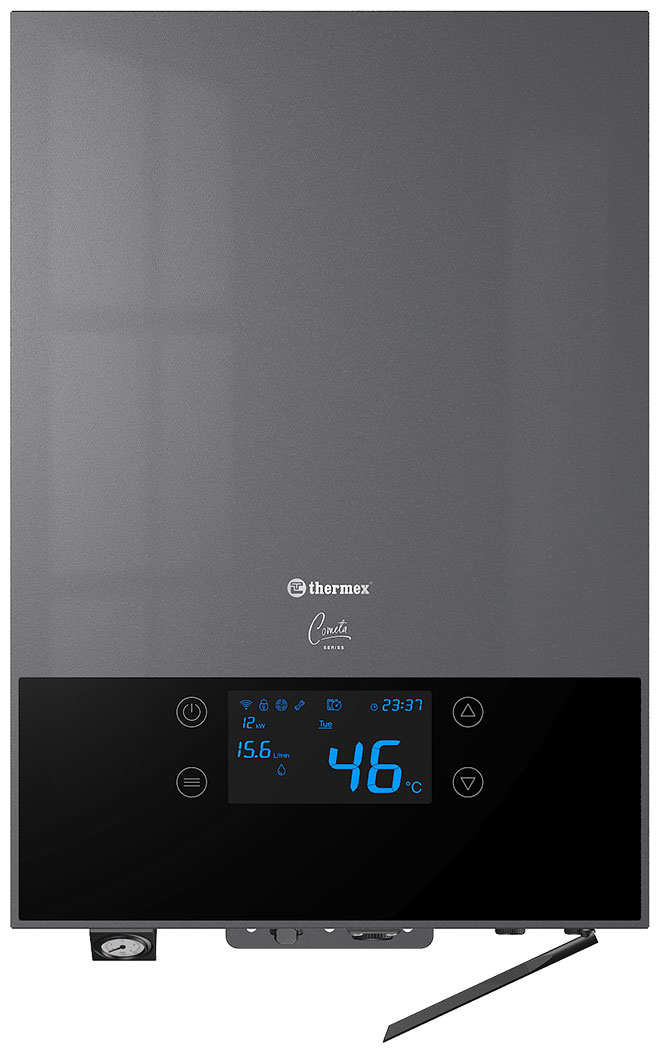Изображение товара Электрический котел Thermex Cometa 12-24 Wi-Fi для отопления и ГВС настенный