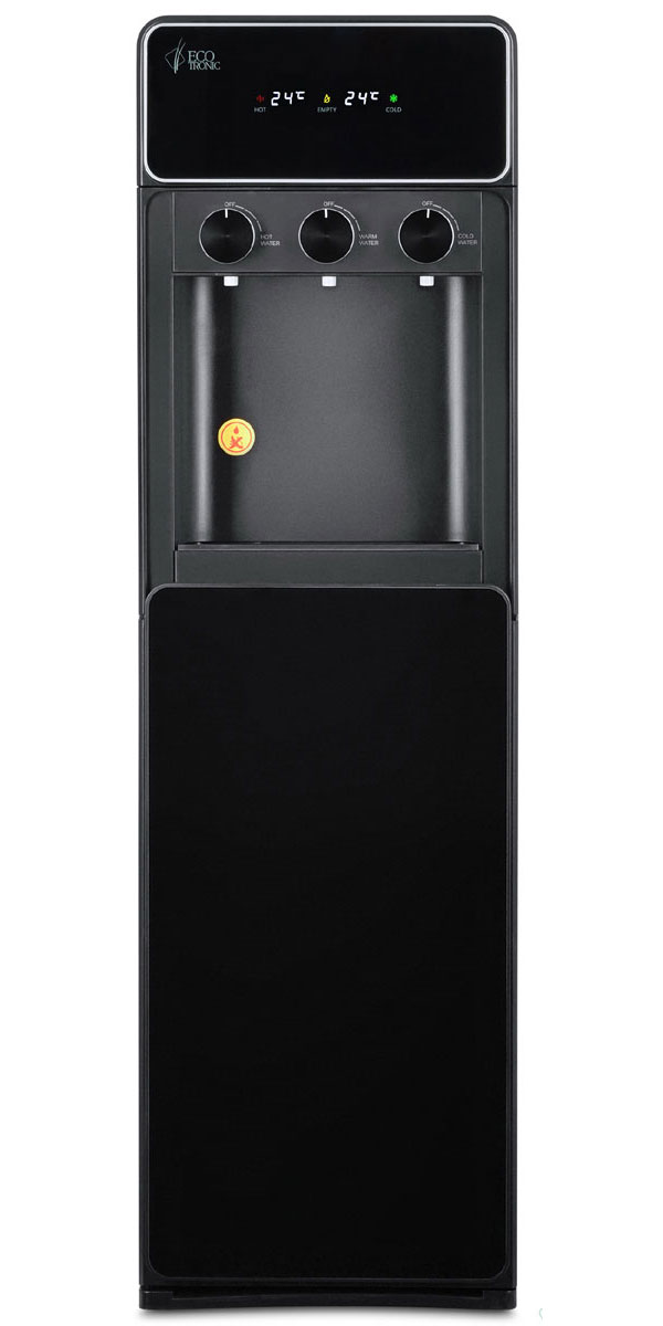 Изображение товара Кулер для воды Ecotronic K42-LXEM с нижней загрузкой черный