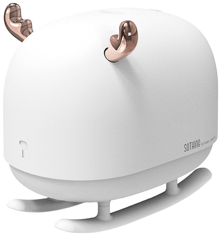 Увлажнитель настольный ультразвуковой с подсветкой Sothing Deer Humidifier Light 260мл (DSHJ-H-009) РУССКАЯ ВЕРСИЯ!! белый