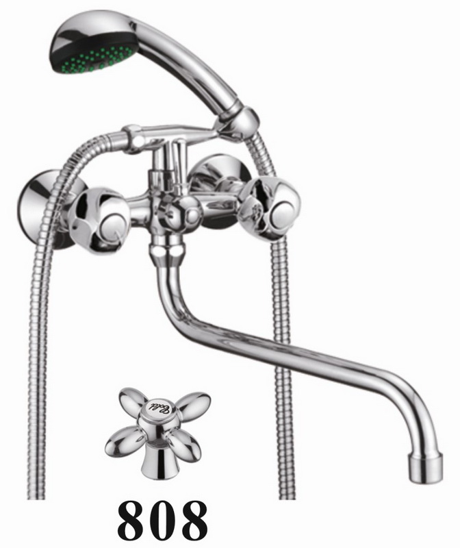 Изображение товара Смеситель для ванны D-Lin D140808 хром настенный поворотный 36 см