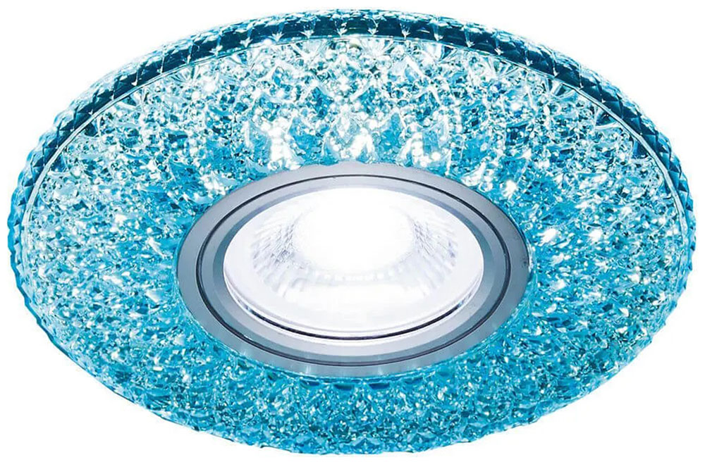 Изображение товара Встраиваемый светодиодный светильник Ambrella Light Led S333 BL/WH стиль ретро для гостиной