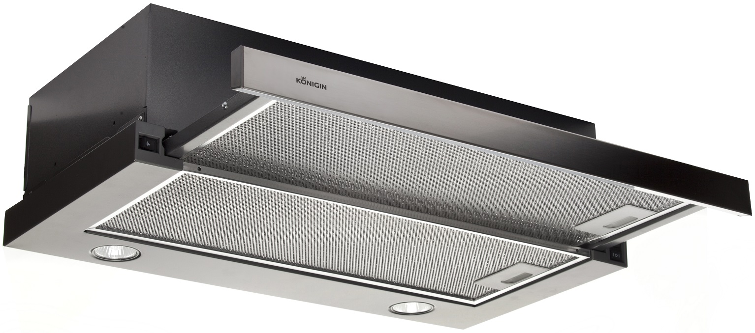 Изображение товара Вытяжка Konigin Helena Silver 60 телескопическая с механическим управлением