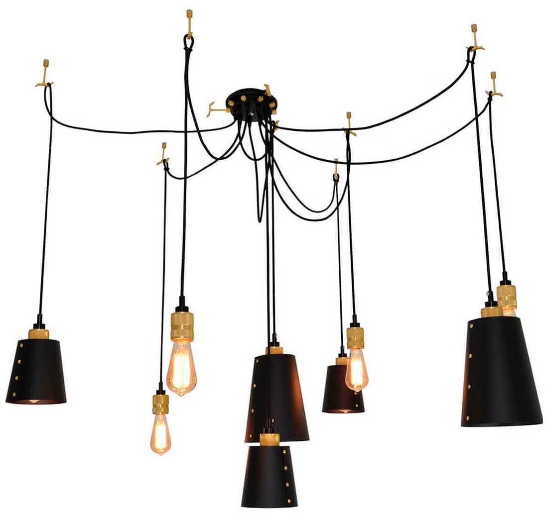 Изображение товара Подвесная люстра Lussole Loft LSP-9869 современный дизайн для интерьеров в стиле лофт