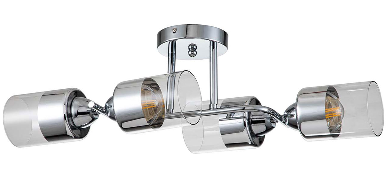 Изображение товара Потолочная люстра Escada Bungarus 1110/4P Chrome для спальни и гостиной