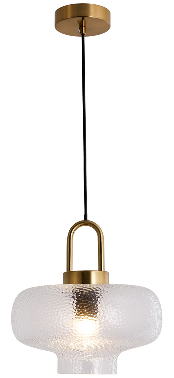 Изображение товара Подвесной светильник Lussole Loft Laredo ретро из металла и стекла с регулировкой высоты