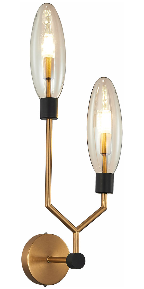 Изображение товара Современное бра для кухни Desima SL1174.301.02 с LED лампами латунь янтарь