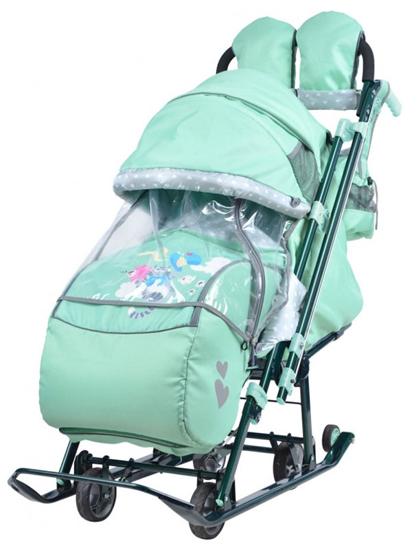 Изображение товара Коляска комбинированная Ника Ника детям 7-4, НД7-4 (мятный)