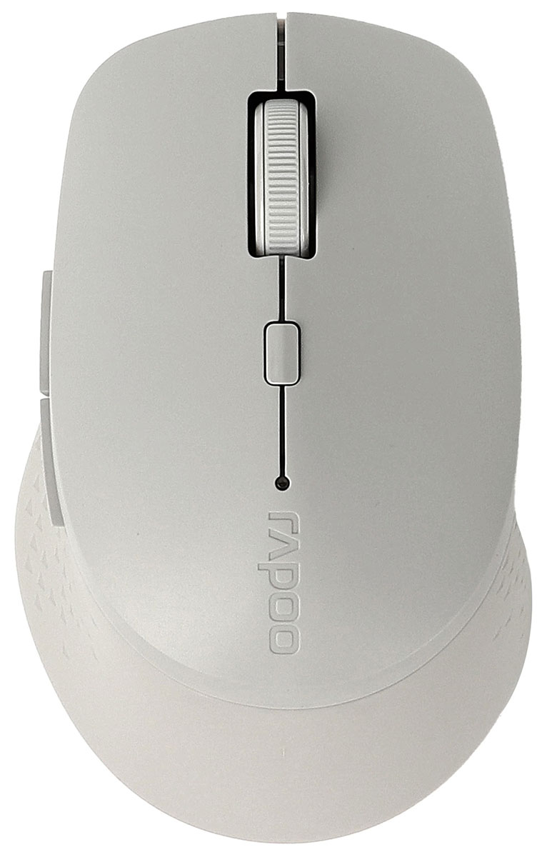

Беспроводная мышь Rapoo M300, светло-серый
