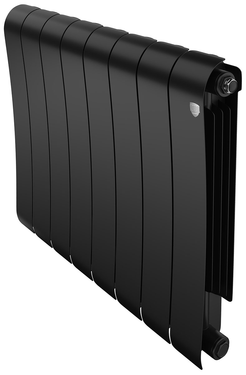 

Радиатор биметаллический Royal Thermo Infinity 500 Noir Sable VR80, 8 секций, Черный