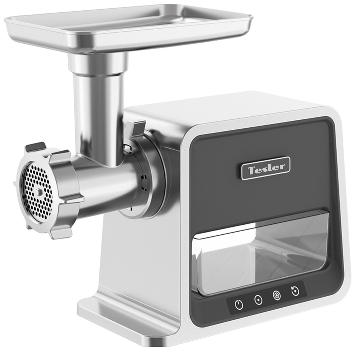 

Мясорубка Tesler MG-2002C DC, Серебристый/черный