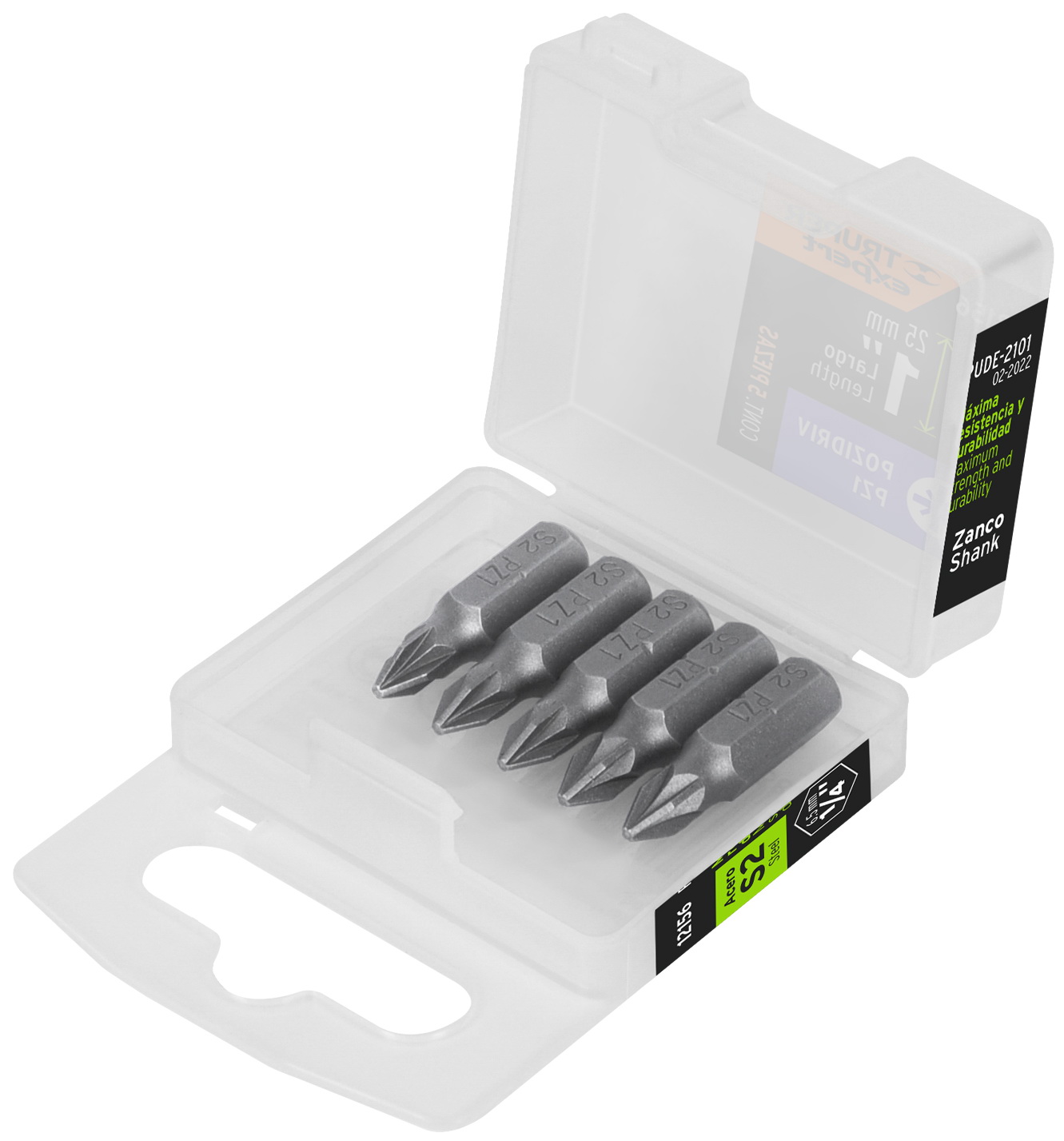 Изображение товара Набор бит Truper POZIDRIV PZ1 25 мм 5 шт для шуруповерта