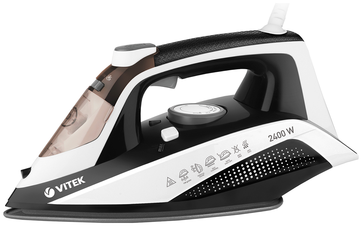 Утюг Vitek VT-8339, 2400 Вт, белый/серый Утюг Vitek VT-8339, 2400 Вт, белый/серый